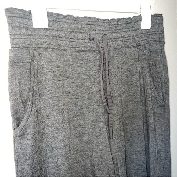 Athleta Pants Wide Leg Gray Modal Elastic Waist Size Medium - Picture 10 of 12